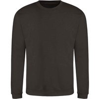 AWDis Men's Just Hoods Sweatshirt in Chocolate | Size: Medium
