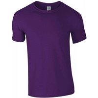Gildan Men's Soft Style Ringspun T-Shirt in Purple | Size: Medium