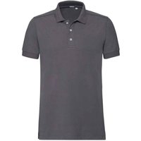 Russell Men's Pique Stretch Polo Shirt in Grey | Size: Large