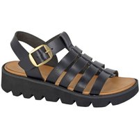 Cipriata Women's Azia T-Bar Sandals in Black | Size: 4