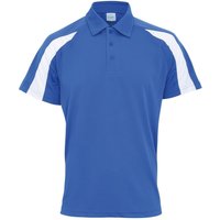 AWDis Cool Men's Contrast Polo Shirt in Blue | Size: 2XL