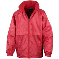 Result Core Microfleece Lined Jacket in Red | Size: 9-10 Years