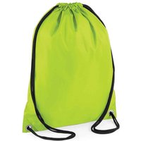 Bagbase Men's Budget Drawstring Bag in Lime