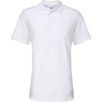 Gildan Women's Double Piqué Soft Touch Polo Shirt in White | Size: Small