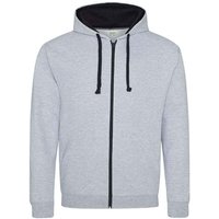 Varsity Heather Full Zip Hoodie Mid