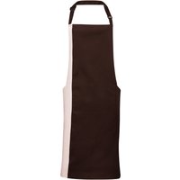 Premier Contrast Bibbed Full Apron in Camel