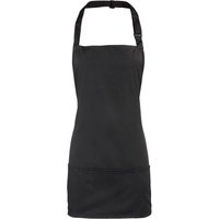 Premier Colours 2 in 1 Full Apron in Black