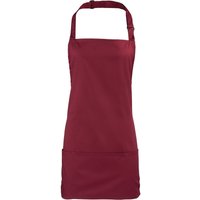 Premier Colours 2 in 1 Full Apron in Burgundy