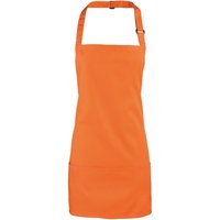 Premier Colours 2 in 1 Full Apron in Orange