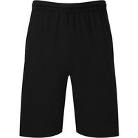Fruit of the Loom Men's Iconic 195 Jersey Shorts in Black | Size: 2XL