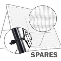 Precision Pro Jumbo Ball Rebounder Spare Elastics in Black