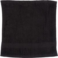 Towel City Luxury Face Towel in Black