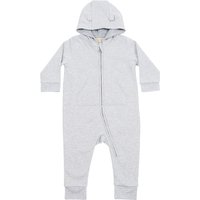 Larkwood Fleece All-In-One Nightwear in Grey | Size: 12-18 m