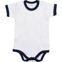 Babybugz Ringer Bodysuit in Off-White | Size: 6-12 m