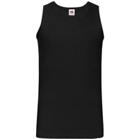 Fruit of the Loom Men's Valueweight Athletic Tank Top in Black | Size: 4XL