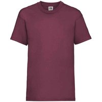 Fruit of the Loom Valueweight T-Shirt in Burgundy | Size: 12-13 Years