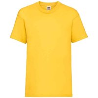 Fruit of the Loom Valueweight T-Shirt in Yellow | Size: 1-2 Years