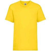 Fruit of the Loom Valueweight T-Shirt in Bright Yellow | Size: 3-4 Years