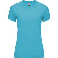 ROLY Women's Bahrain Short-Sleeved Sports T-Shirt in Turquoise | Size: Medium