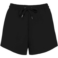 Native Spirit Women's French Terry Shorts in Black | Size: XL