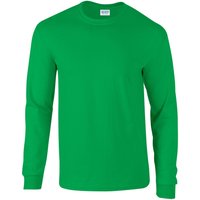 Premier Men's Ginmill Checked Long-Sleeved Shirt in Green | Size: 3XL