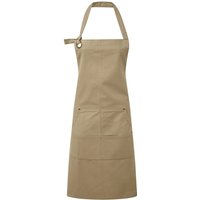 Premier Cotton Canvas Pocket Apron in Khaki