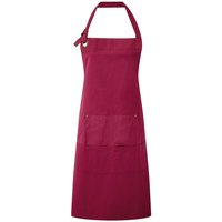 Premier Cotton Canvas Pocket Apron in Burgundy