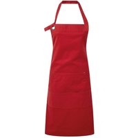 Premier Cotton Canvas Pocket Apron in Red