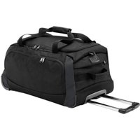 Quadra Tungsten Wheeled Duffel Bag in Black