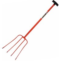 Caldwells Tubular Muck Fork in Red