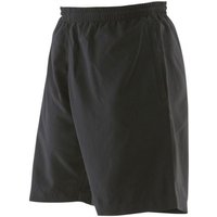 Finden & Hales Men's Microfibre Shorts in Black | Size: Large