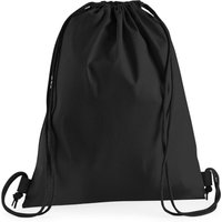 Westford Mill Premium Cotton Drawstring Bag in Black