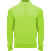 ROLY Epiro Quarter Zip Long-Sleeved Sweatshirt in Light Green | Size: 12 Years