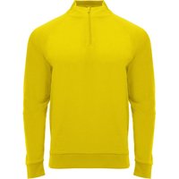 ROLY Epiro Quarter Zip Long-Sleeved Sweatshirt in Yellow | Size: 8 Years