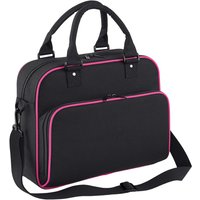 Bagbase Men's Dance Contrast Piping Carry Bag in Black