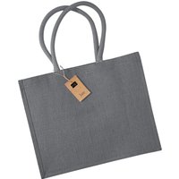 Westford Mill Men's Classic Jute Shopper Bag in Grey