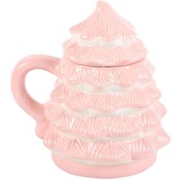 Something Different Christmas Tree Mug in Pink