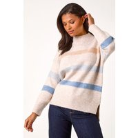 Relaxed Stripe Knitted Jumper