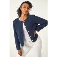 Petite Button & Pocket Jacket