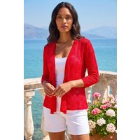 Textured Light Knit Shrug