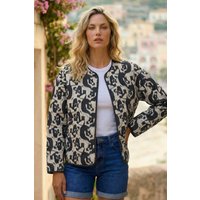 Soft Printed Quilted Jacket
