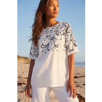 Floral Mono Print Top