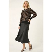 Animal Stripe Knit Jumper