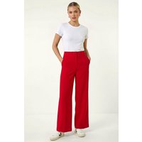 Deep Waistband Wide Leg Belted Trouser