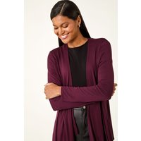 Roman Women's Waterfall Cardigan in Burgundy