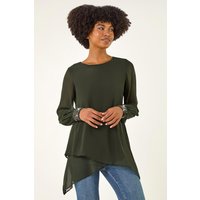 Embellished Detail Layered Top
