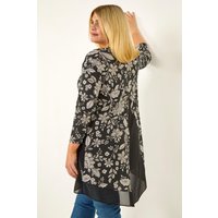 Curve Floral High Low Top