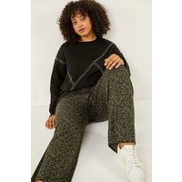 Curve Paisley Wide Leg Culottes