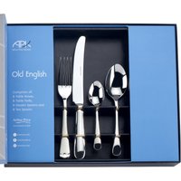 Arthur Price Kitchen 'Old English' Stainless Steel 32 Piece 8 Person Boxed Cutlery Set in Silver