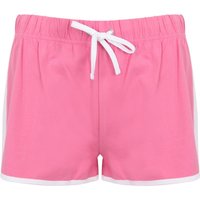 Skinni Fit Women's Retro Shorts in Bright Pink | Size: 10